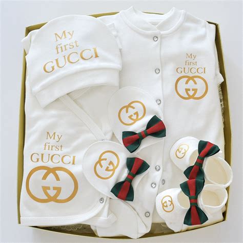 gucci newborn baby clothes|designer unisex newborn baby clothes.